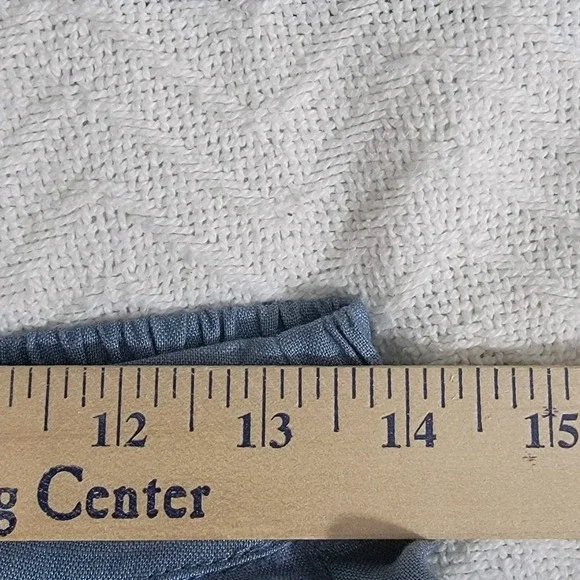 Lintico NWT Linen Relaxed Midi Skirt Marina Elastic Waist Cargo Pockets Size S - Picture 11 of 13